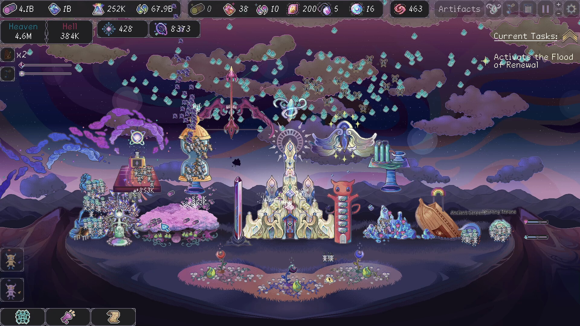 Gameplay de Angel Clicker