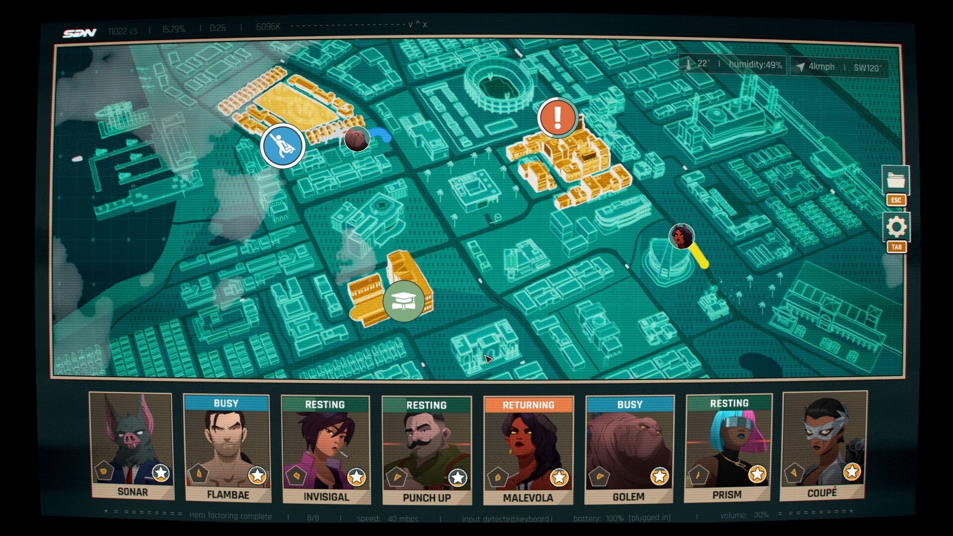 Gameplay de Dispatch