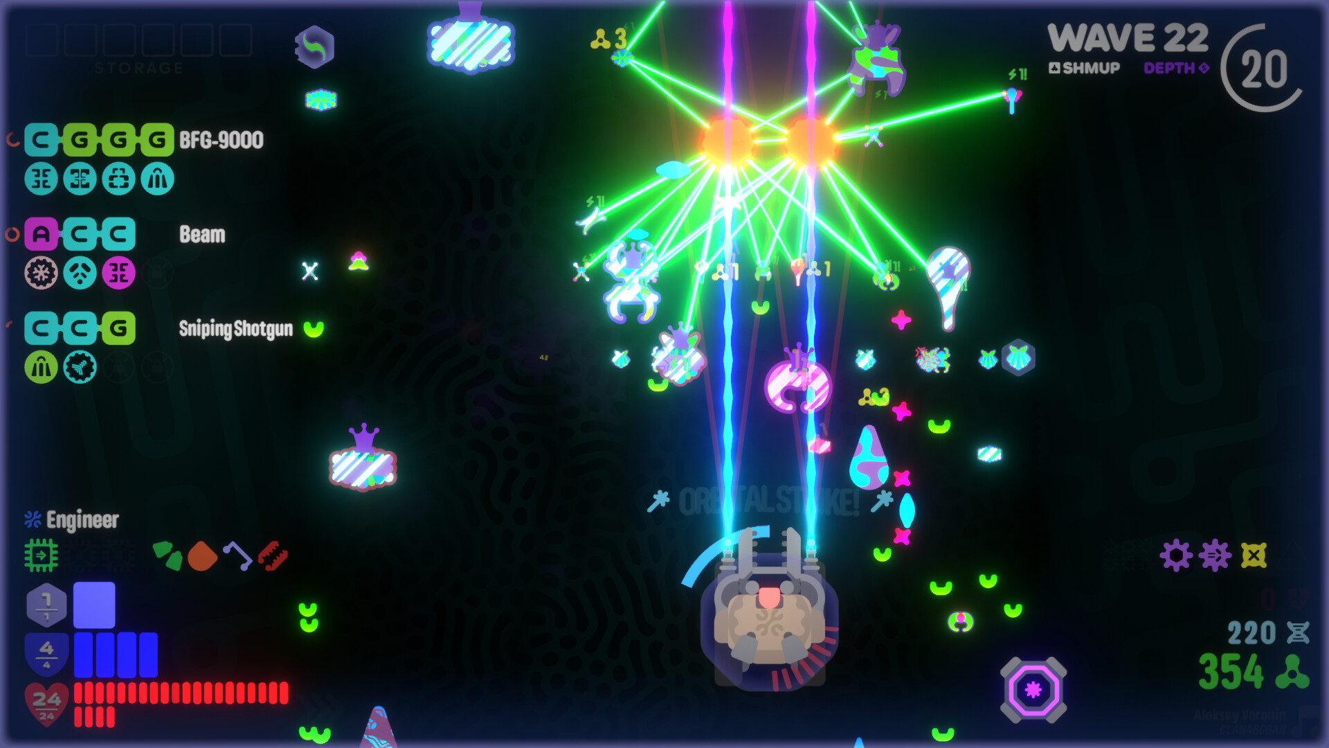 Gameplay de Genome Guardian 2