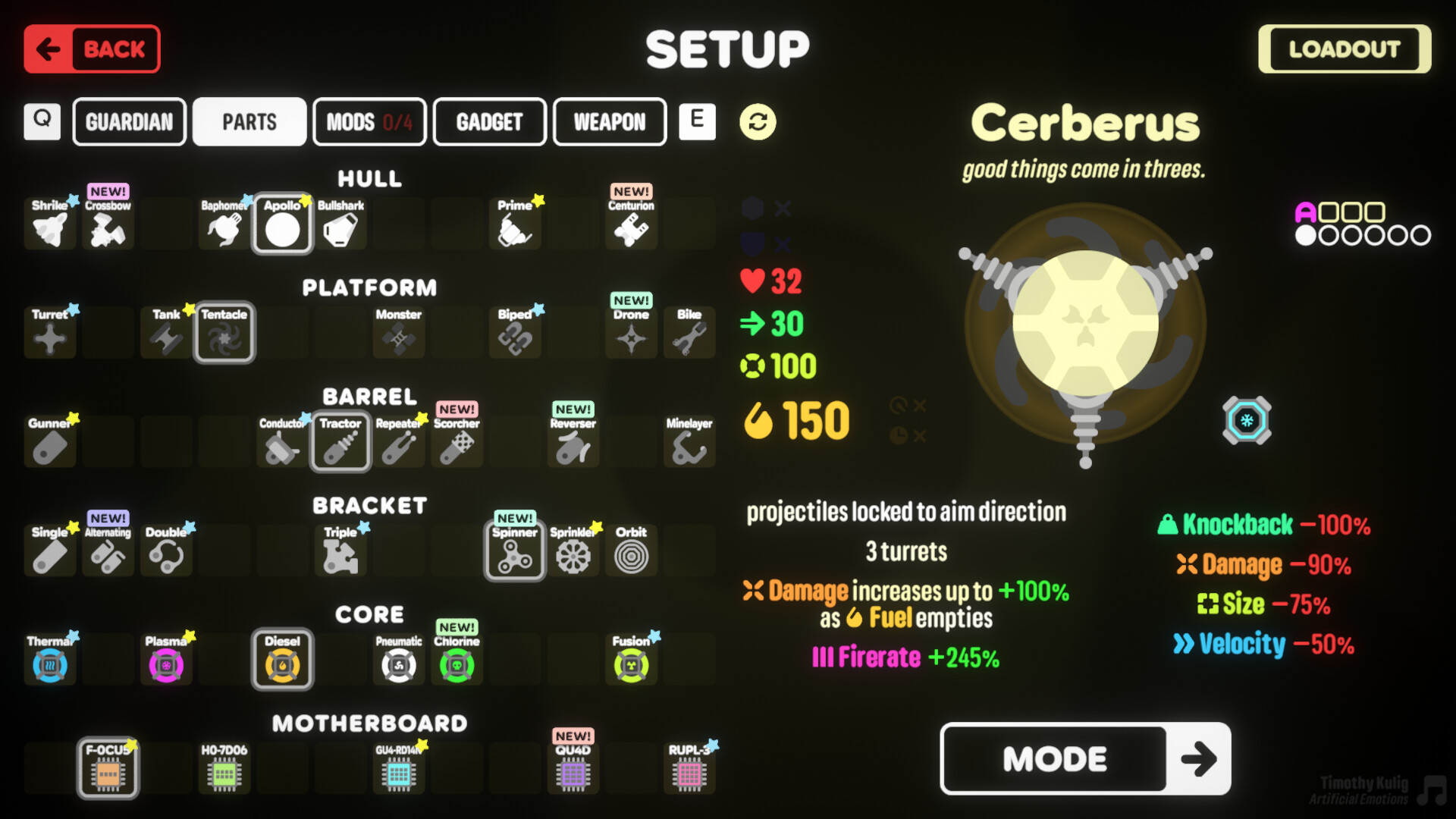 Gameplay de Genome Guardian 2