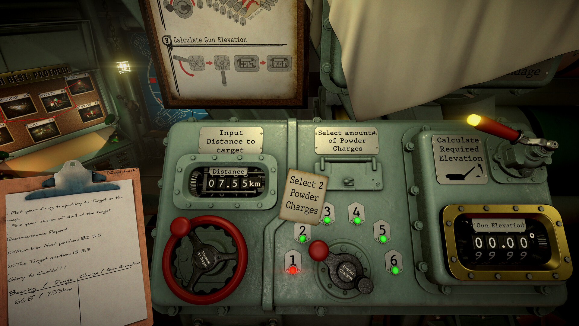 Gameplay de IRON NEST: Heavy Turret Simulator