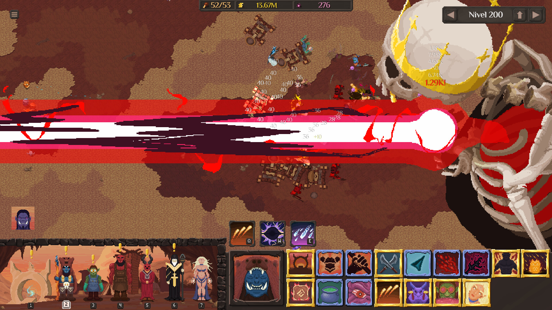 Gameplay de Orc Incremental