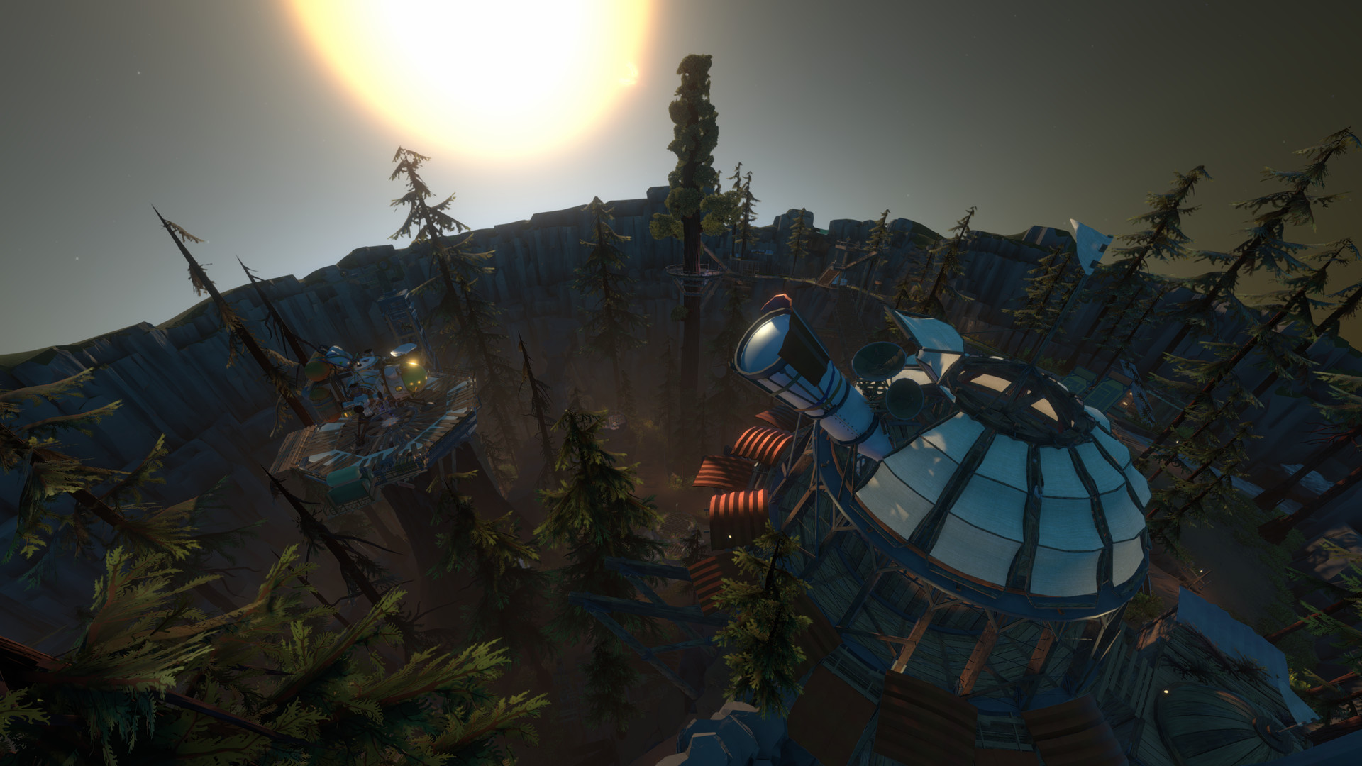 Gameplay de Outer Wilds: exploración espacial