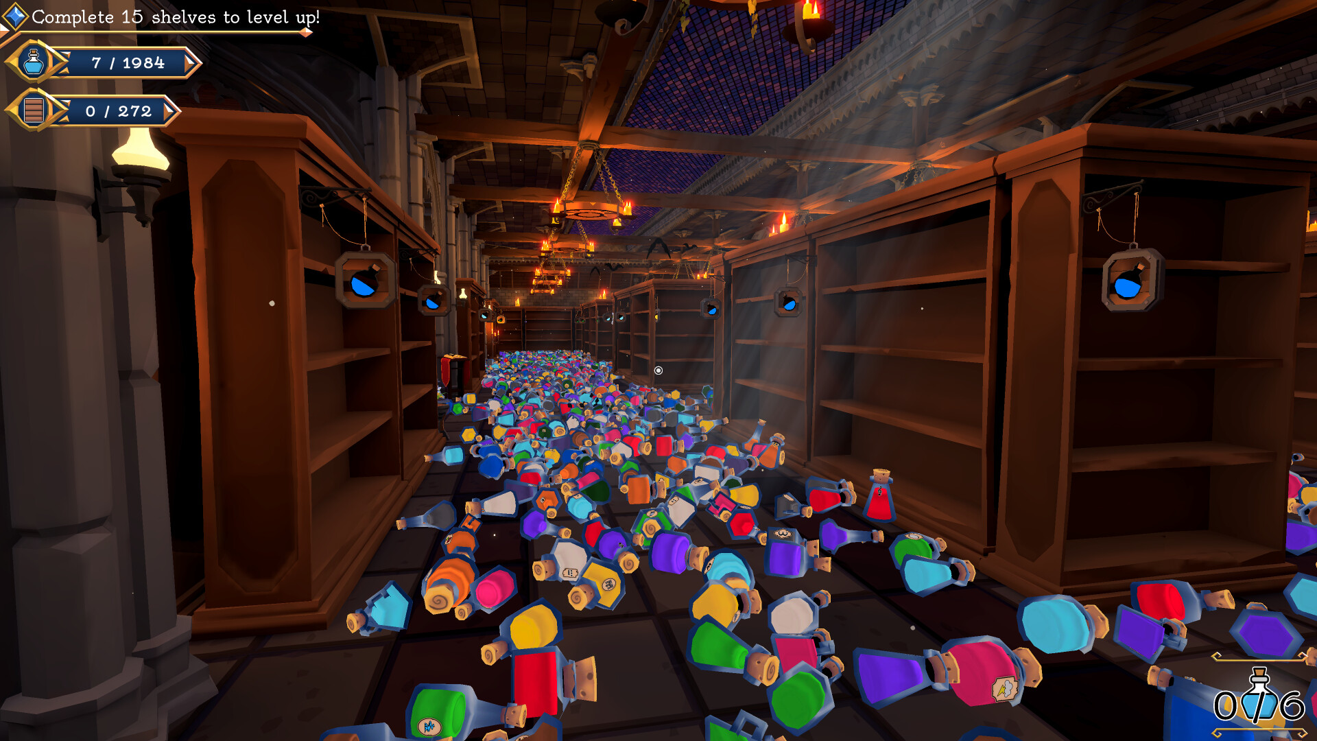 Shelve the Potions! gameplay