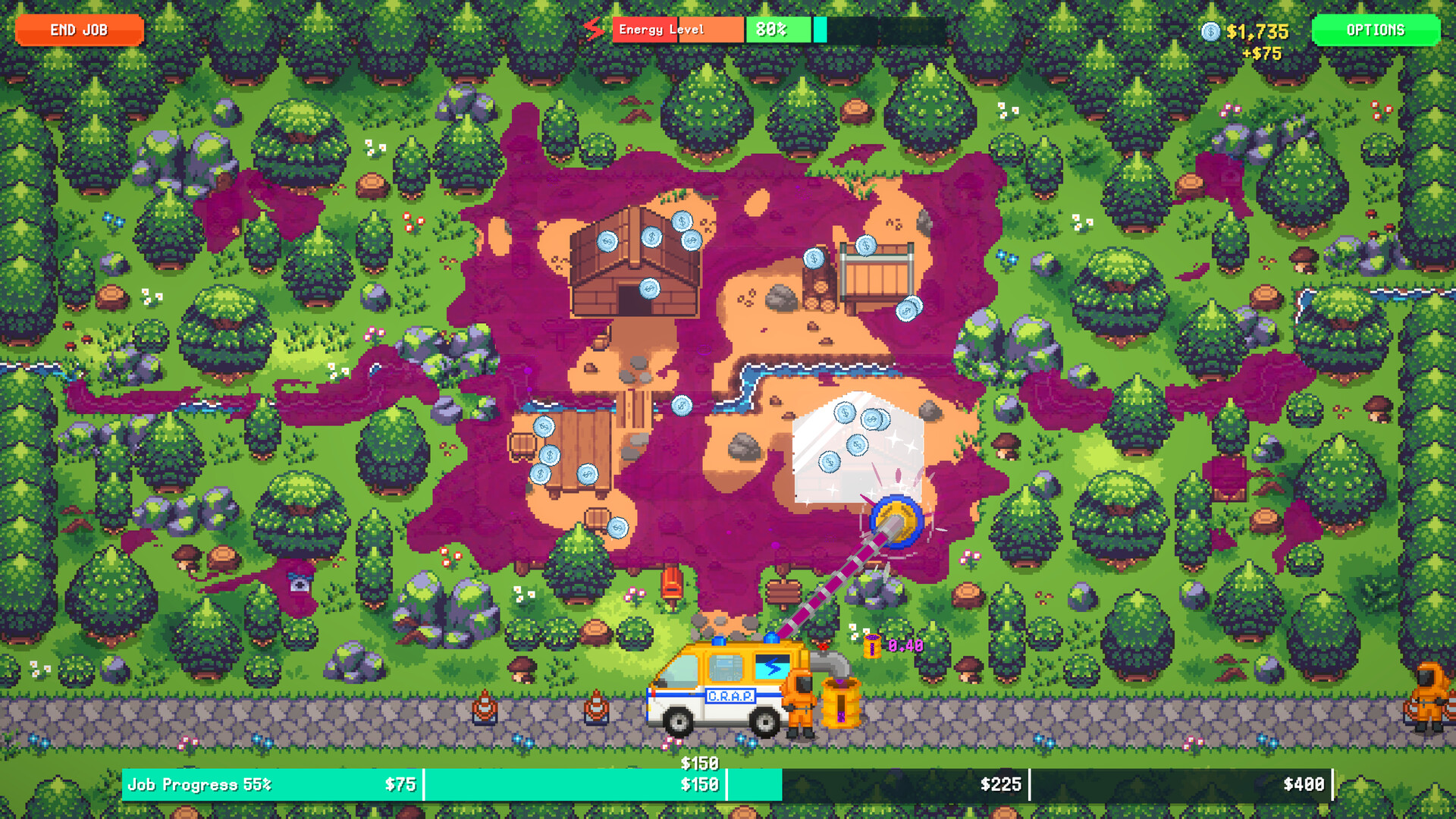 Gameplay de Sludgineers