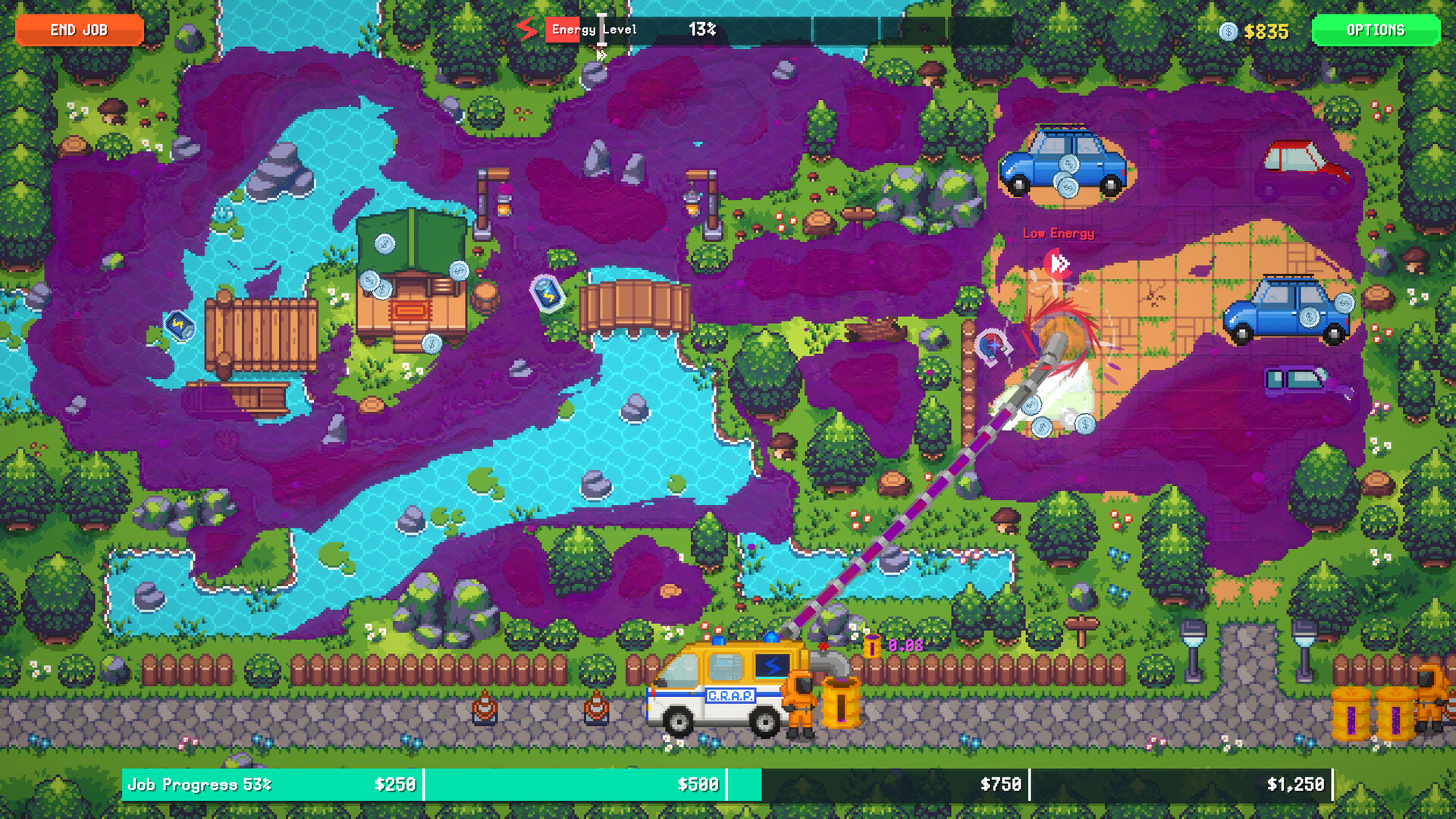 Gameplay de Sludgineers