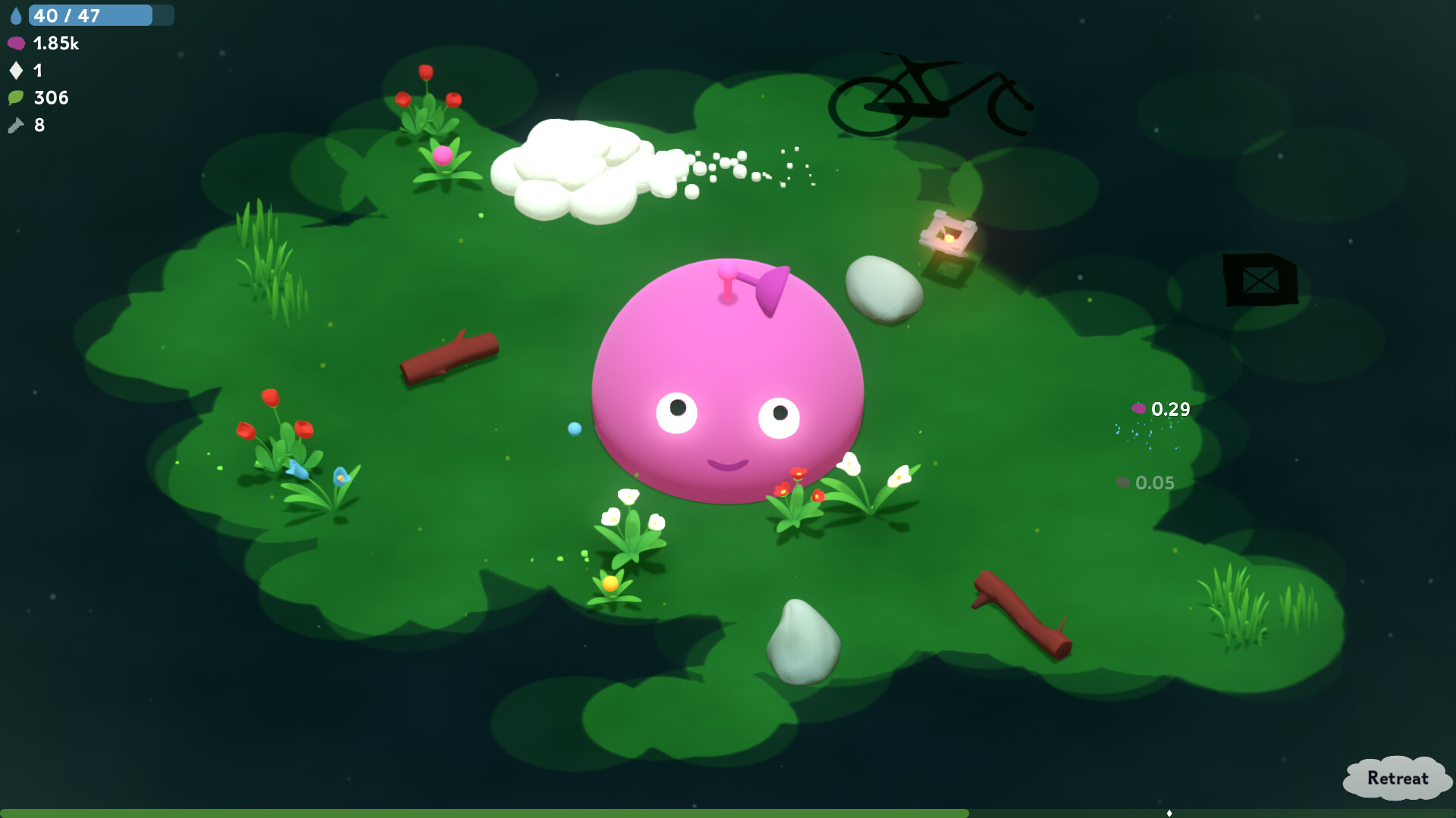 Gameplay de The Greenening: planeta en cenizas