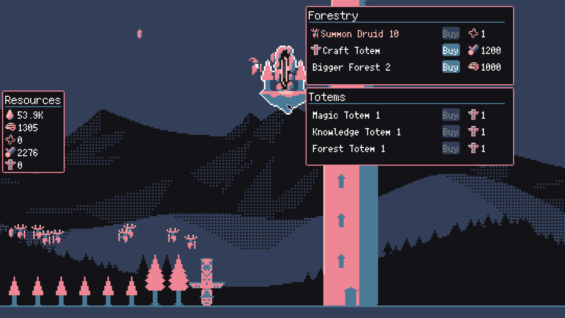 Gameplay de Tower Wizard
